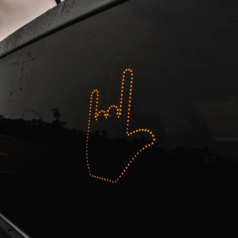 Rolig LED-fingerlampa med fjärrkontroll